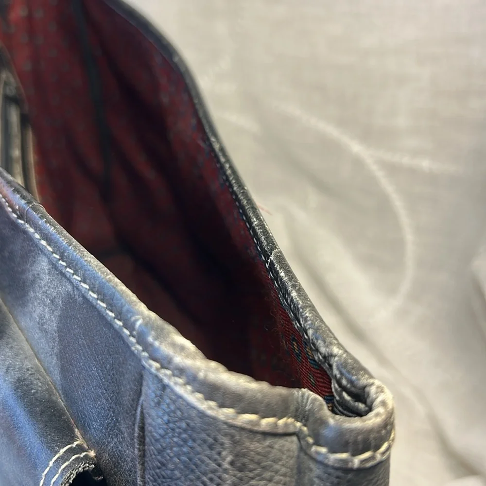 Loewe made in Spain leather briefcase handbag